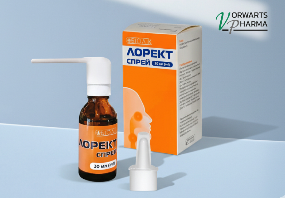 Лорект Vorwarts Pharma для підтримки нормального стану слизових