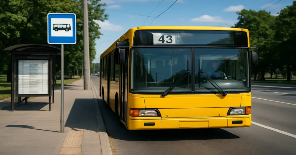 Расписание движения автобуса №43 в Днепре