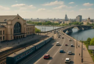 Как добраться от железнодорожного вокзала Днепра до центра города
