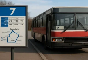 Автобус №7 в Борисполі: Розклад, схема, вартість